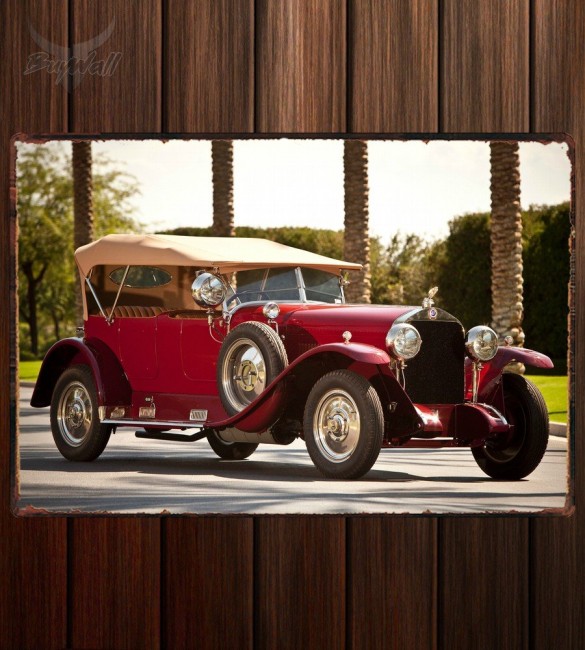 Металлическая табличка Isotta-Fraschini Tipo 8 Torpedo Tourer